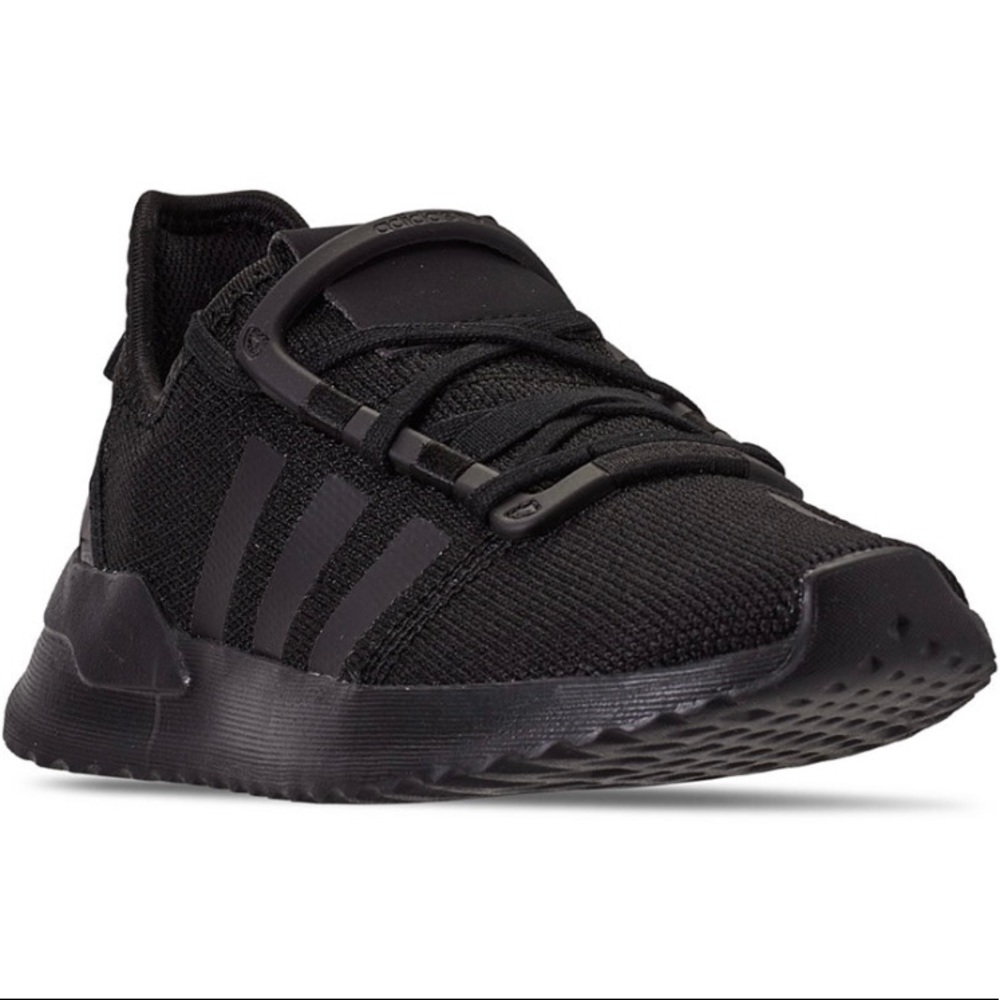 Toddler Boy size 10 black Adidas